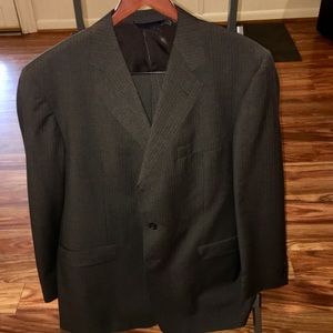Men’s Custom Tailored 46R Burberry Pinstripe Suit